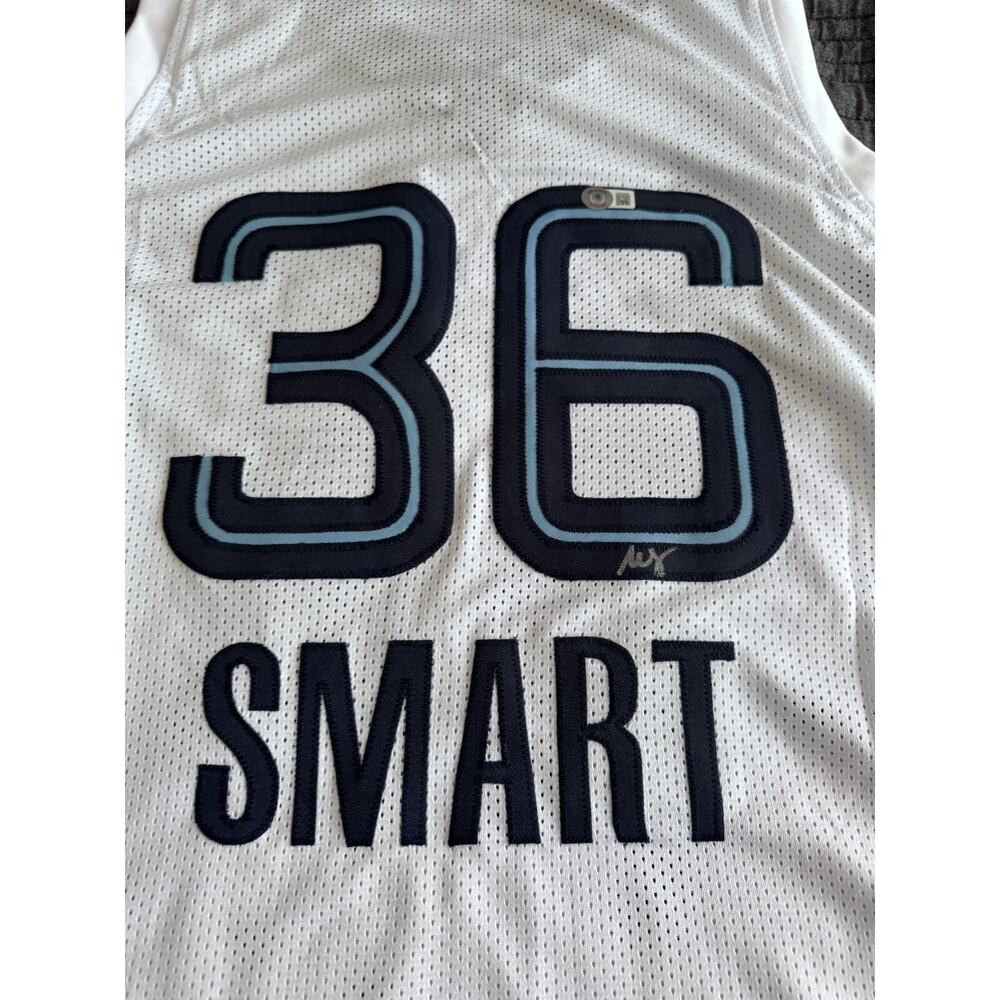 Marcus Smart NBA Memphis Grizzlies Autographed Signed Custom Jersey BAS COA